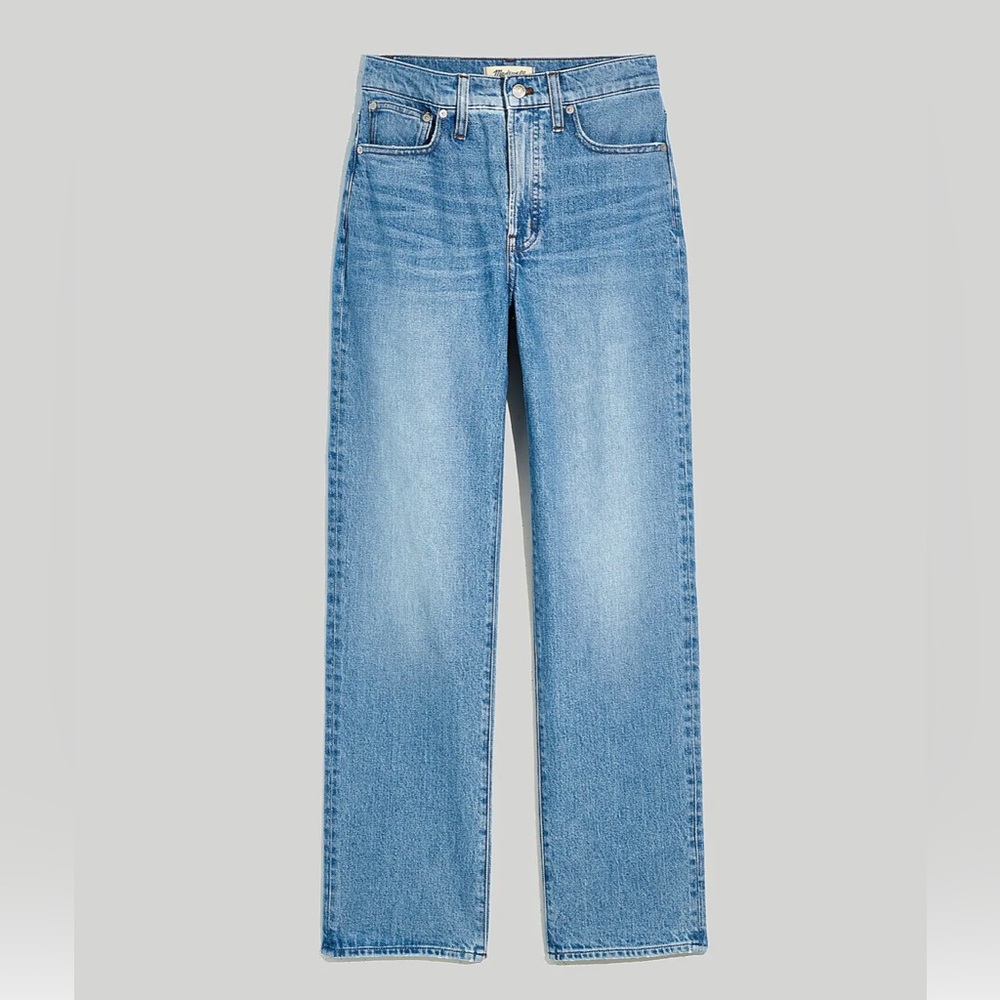 Madewell Size 25Petite Perfect Vintage Straight Jean in Ferman Wash